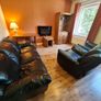 Leather sofa and 2 recliners Image 2