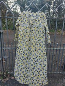 Vintage 100% cotton loungewear dress (free post)