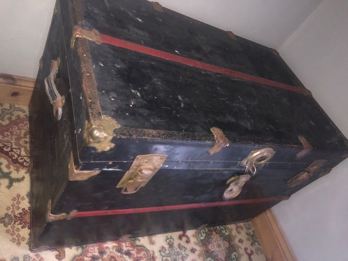 Antique 1950's Storage Trunk