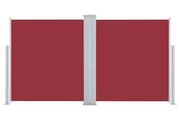 Retractable Side Awning Red 120x600 cm