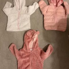 3 Girls Jackets & Coats (12 to 18 Months) Excellent Condition