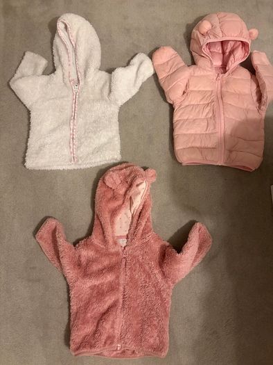 3 Girls Jackets & Coats (12 to 18 Months) Excellent Condition