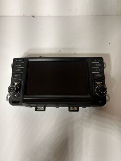 Vw Polo 2016 Touch Screen Display Unit Control Panel 6c0919603 A1l2b88s