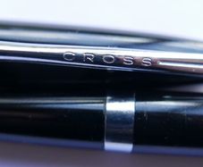 Vintage Cross Dubai Lacquered Black Ballpoint Pen