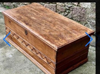 Antique Pine Blanket Box