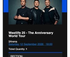 westlife ticket standing