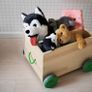 IKEA FLISAT Toy storage with wheels Image 2