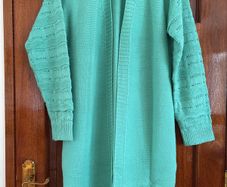 Cardigan - 3/4 Length Size M (14-16)