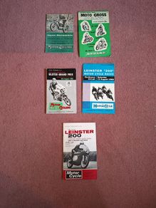 Rare Vintage Motorcycle Programmes