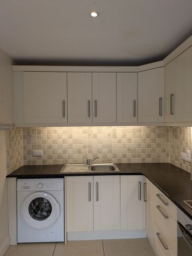 kitchen cabinets and worktop