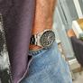 Watch Seiko Chronograph Pilot. Black. Image 8