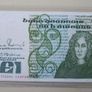 Selection of Irish  1 Punt Banknotes. Series 2 A and 4 B Image 2