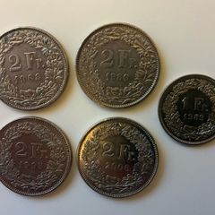 9 Swiss Francs