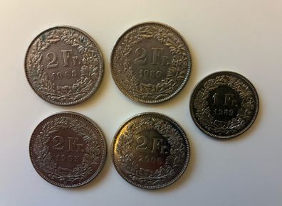9 Swiss Francs