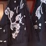 Black halter neck beaded and embroidered dress Image 4
