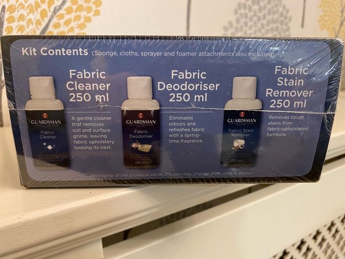 Guardsman fabric care kit "sealed, new"