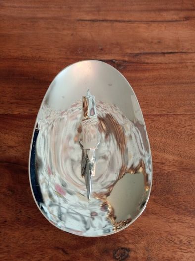 Vintage 1930s Chrome Ashtray/Pintray