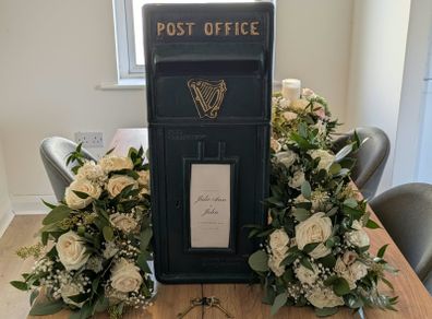 Wedding Post Box/ Postbox Hire- Lockable card box- Naas Kildare