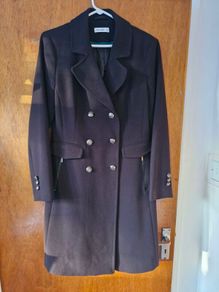 Gallery Black Double Breasted Coat