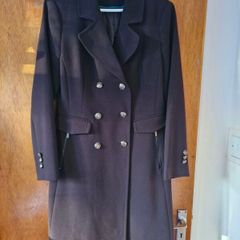 Gallery Black Double Breasted Coat