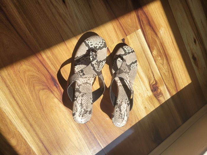 Sandals Snakeskin Size 6