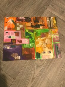 Colorful canvas picture