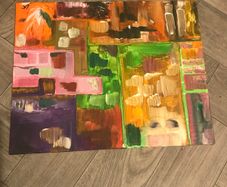 Colorful canvas picture