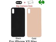 main image for ad For iPhone XS Max Back Battery Cover Glass Black Gold Camera Lens Replacement