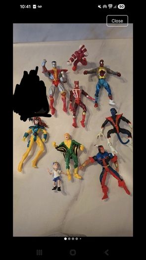 Vintage Rare 1998 Marvel Figures x9