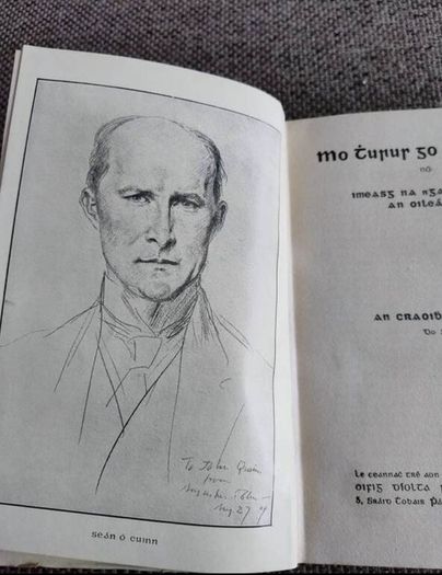 Mo Turur go hAmerice by An Craoibhin 1937 hardback with dustcover by Douglas Hyde The Little Branch and My Travels in America in good condition with some wear to the dustcover see photos and some writing on the inside page FREE POSTAGE INCLUDED