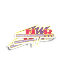 North West Radio 102.5FM - 105FM Classic Logo  Glossy Sticker.
