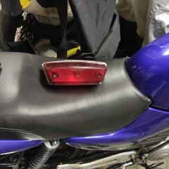 Yamaha ybr 125  brake light,cafe racer custom project