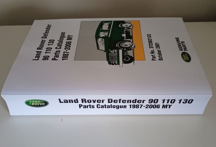 Land Rover Defender parts catalogue 90 110 130 (Near New)