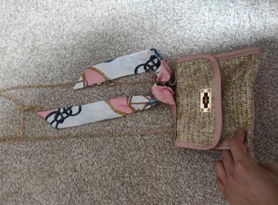 Pink handbag
