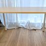 Minimalist White Desk (120x60cm) Great Condition Image 2