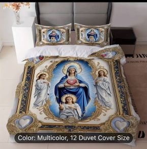 Virgin Mary bedding set free postage