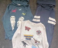 3 H&M Boys Hoodies Sweatshirts Bundle