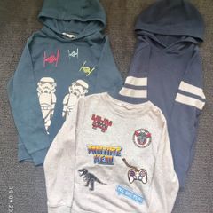 3 H&M Boys Hoodies Sweatshirts Bundle