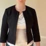 Gallery short black jacket size 12 Image 7