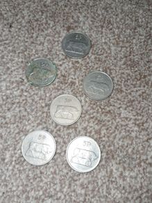 Old Irish 5p Coin