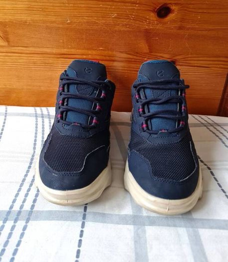 ecco gtx mx low Size 4.5 eu 37 navy/green in excellent condition