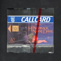 1996 Ireland 10 unit Walt Disney's new film "The Hunchback of Notre Dame" (Gemplus GEM1) Call Card Mint in Packaging. Telecom Eireann card number 1132