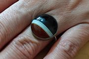 Sterling Silver Ring - Size P - Stamped for Silver (S14)