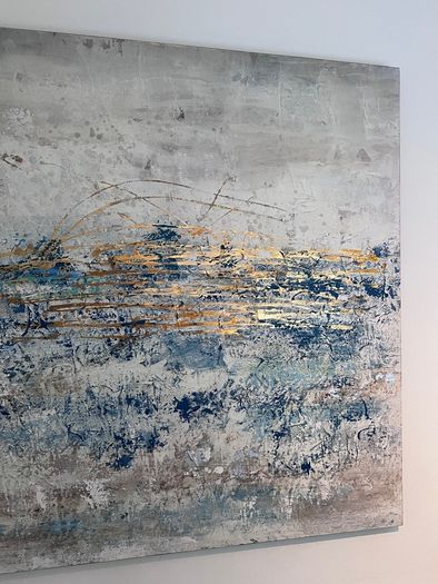 Large Textured Abstract Canvas