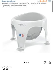 Angel care bath seat