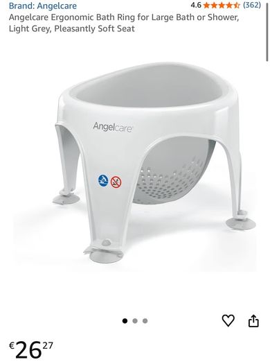 Angel care bath seat
