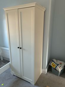 Wardrobe, Drawers and Bed
