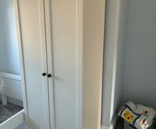 Wardrobe, Drawers and Bed