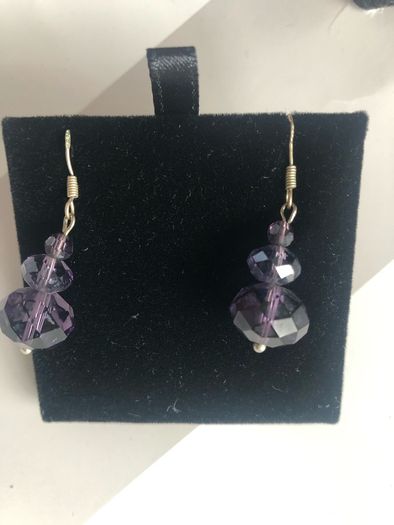 Silver earrings
