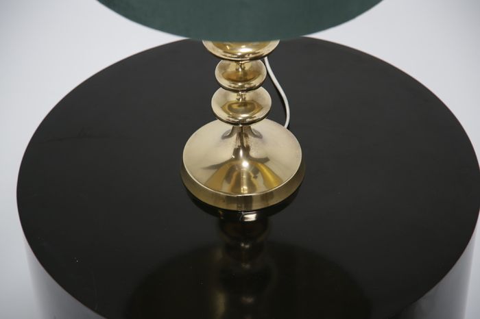 Vintage Pair of Swedish Brass Table Lamps, 1960s.